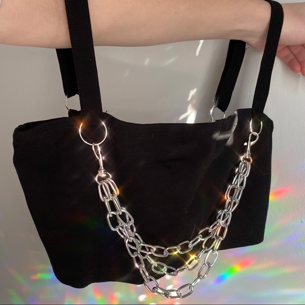 Tri-Chain Crop Tank